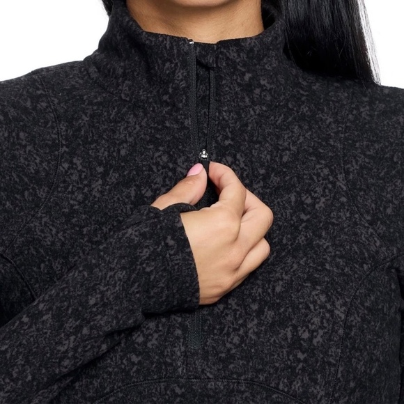 Spyder Ladies' Fleece Printed Half Zip, Black/Gray, Small, NWT - Picture 3 of 16